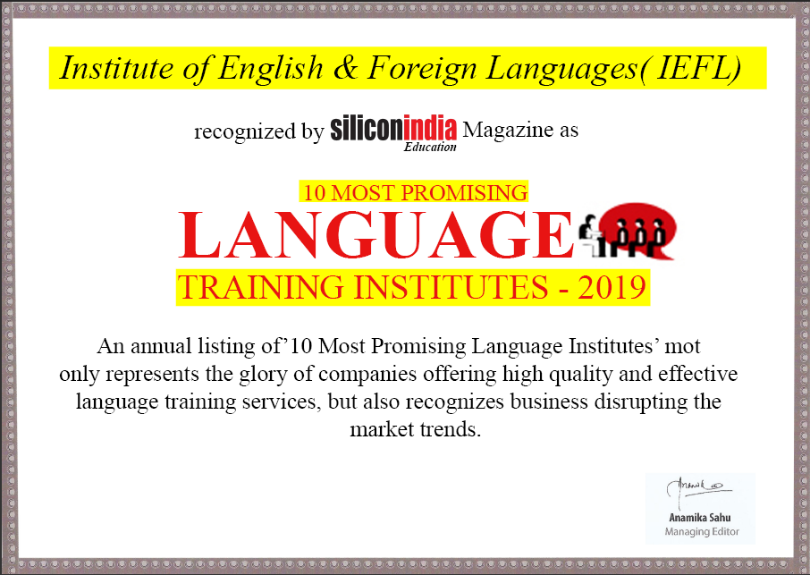 Institute of English & Foreign Languages